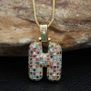 Collier pour femmes avec la lettre de l'alphabet D352 12