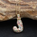 Collier pour femmes avec la lettre de l'alphabet D352 14