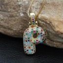 Collier pour femmes avec la lettre de l'alphabet D352 20