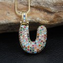 Collier pour femmes avec la lettre de l'alphabet D352 25