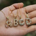 Collier pour femmes avec la lettre de l'alphabet D352 1