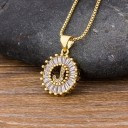 Collier pour femmes avec lettres de l'alphabet G756 12