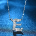 Collier pour femmes avec lettres de l'alphabet M37 14