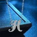 Collier pour femmes avec lettres de l'alphabet M37 17