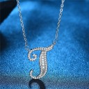 Collier pour femmes avec lettres de l'alphabet M37 19
