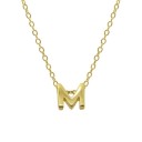 Collier pour femmes avec lettres de l'alphabet M65 M