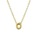 Collier pour femmes avec lettres de l'alphabet M65 O