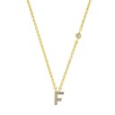 Collier pour femmes avec lettres de l'alphabet M99 F