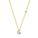 Collier pour femmes avec lettres de l'alphabet M99 G