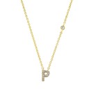 Collier pour femmes avec lettres de l'alphabet M99 P