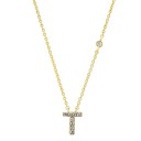 Collier pour femmes avec lettres de l'alphabet M99 T