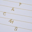 Collier pour femmes avec lettres de l'alphabet 5