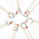 Collier pour femmes avec lettres J91 1