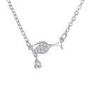 Collier pour femmes avec pendentif en verre 2