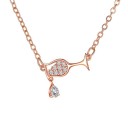 Collier pour femmes avec pendentif en verre 3