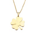 Collier pour femmes avec pendentif trèfle à quatre feuilles 4