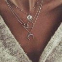 Collier pour femmes avec pendentifs G805 1