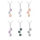 Collier pour femmes avec perles D454 2