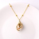 Collier pour femmes avec perles et coquillage 13