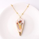 Collier pour femmes avec perles et coquillage 14
