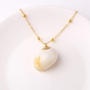 Collier pour femmes avec perles et coquillage 7