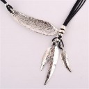 Collier pour femmes avec plumes 2