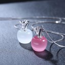 Collier pour femmes avec pomme D402 2