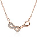 Collier pour femmes avec un infini lié 3