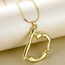 Collier pour femmes lettre D148 5