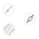 Collier pour femmes plaqué argent 4