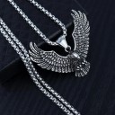 Collier pour homme avec aigle 4