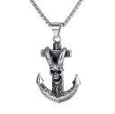 Collier pour homme avec ancre D375 5