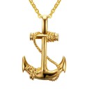 Collier pour homme avec ancre 1