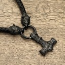 Collier pour homme avec pendentif marteau 2