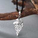 Collier pour homme loup 2