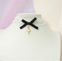 Collier ras de cou pour femme avec nœud 2