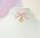 Collier ras de cou pour femme avec nœud 4