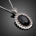 Collier rétro pour femmes - noir 4