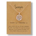Collier signe du zodiaque D131 10