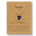 Collier signe du zodiaque D131 10