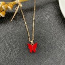 Collier torsadé pour femme avec papillon 16