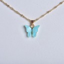 Collier torsadé pour femme avec papillon 18