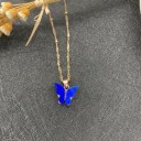 Collier torsadé pour femme avec papillon 4