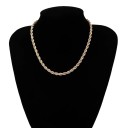 Collier torsadé pour femmes D211 5