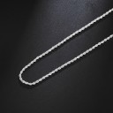 Collier torsadé pour femmes D232 3