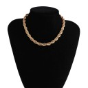 Collier torsadé pour femmes D234 6