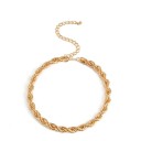 Collier torsadé pour femmes D234 2