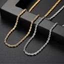 Collier torsadé pour homme 1