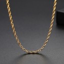 Collier torsadé pour homme 3