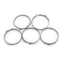 Colliers de serrage en acier inoxydable 10 pcs 4
